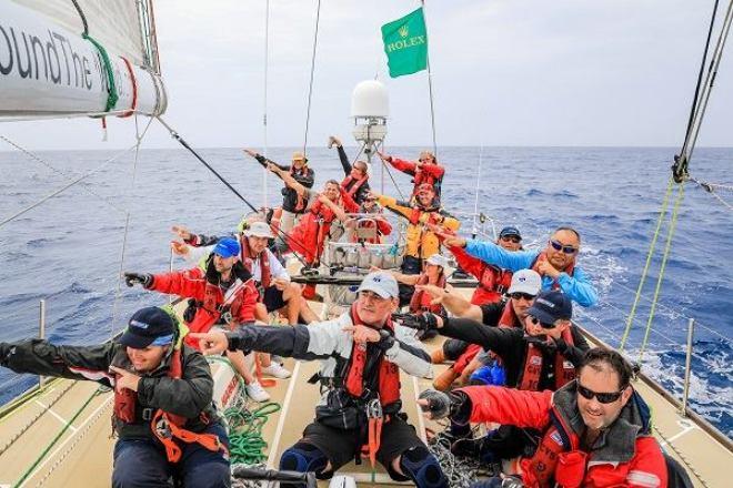 Clipper Ventures five are on their way, currently 25nm off Flinders Island - Rolex Sydney Hobart Yacht Race ©  Salty Dingo